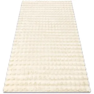 RugsX Teppich bubble elfenbein 12 imitation von kaninchenfell 3D - Böden, Teppiche