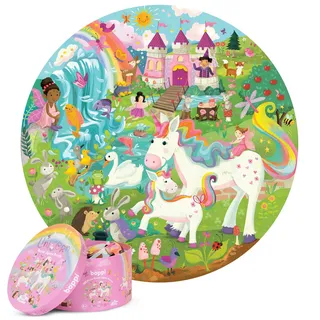 Rundes Puzzle, 150 Teile, Boppi - Einhorn