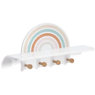 Zeller Wandgarderobe Rainbow Weiß