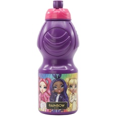 Stor Regenbogen | Kindertrinkflasche mit Anti-Leck-Verschluss | Wiederverwendbare Kindertrinkflasche mit Tropfstopp - BPA-frei - 400 ML