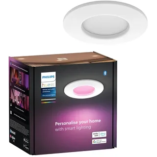 Philips Hue Slim Einbauleuchte 1er Pack 90 mm Weiß