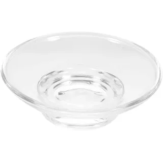 TOPBATHY Runde Transparente Seifenkiste Aus Kunststoff 4.33X4.33X1.38In Mit Rutschfestem Design Seifenhalter Für Badezimmer Dusche Zuhause Und Outdoor Saubere Seifenlagerung
