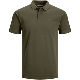 JACK & JONES Male Poloshirt Einfarbig Poloshirt