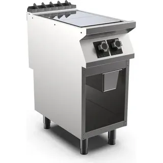 Mareno M1-700 Plancha mit 2 flachen Kochplatten, 40cm