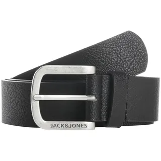 JACK & JONES Herrengürtel Leder schwarz 105