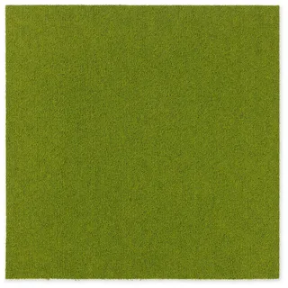 Esposa Teppichfliese , Grün , Textil , Uni , quadratisch , 50x50 cm , pflegeleicht , Teppiche und Böden, Bodenbeläge, Teppichfliesen