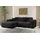 Eckcouch L form Wohnzimmer Siena stoff Poso Schwarz Links Schwarz