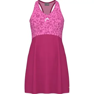 Head Racket Spirit ärmelloses Kleid - Print Vision / Vivid Pink - M
