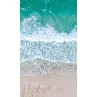 Marburg Vliestapete »Dune DD«, Strand, türkis/beige - tuerkis