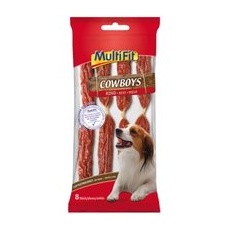 MultiFit Cowboys Würstchenketten 4x60g Rind