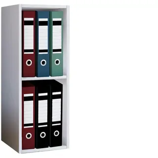 VCM Offas Aktenregal 34 x 30 x 72 cm weiß