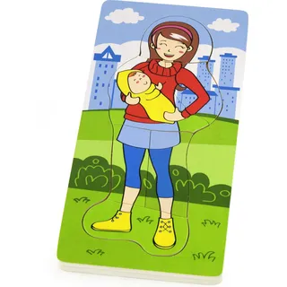 Viga 50405 Mama mit Baby Puzzle