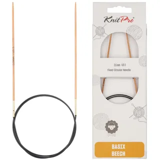 KnitPro K35621 Rundstricknadel, Braun, 120cm x 2mm