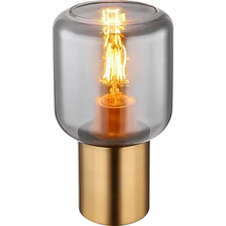 Globo Lighting Tischleuchte Metall messingfarben, 1x E27 - Gold