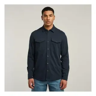 G-Star für Herren. D26765-C784-C742 Hemd Jersey Marine Taschen navy (S), Lässig, Baumwolle, Langarm