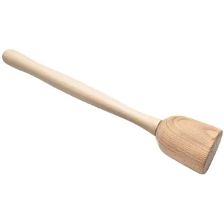 Chinchilla® Nachhaltiger Kartoffelstampfer aus Buchenholz | Braun, Ökologisch und Langlebig für Müheloses Stampfen von Kartoffeln und Gemüse | Ergonomisch für Komfort und Effizienz