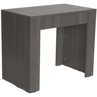 RED DECO Ausziehbare Konsole, Holz, grau, one Size
