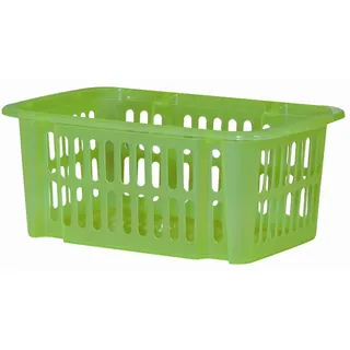 Dreh-Stapelkorb 30x19x12,5cm Box Kiste stapelbar stapeln sortierte Farben