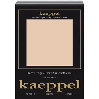 KAEPPEL Spannbettlaken Jersey-Elasthan 200 x 200 cm beige