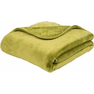 Gözze Premium Cashmere Feeling Kuscheldecke 180 x 220 cm Grün