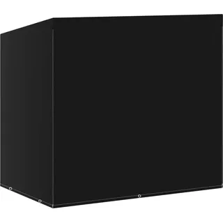 Maison Exclusive Hollywoodschaukel-Abdeckung 6 Ösen 135x105x175 cm - Schwarz