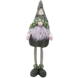 Weihnachtsdekoration Lafiora Wichtel mit Teleskopbeinen 12 x 14 x 88 cm