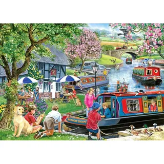 House of Puzzles Puzzle Narrow Escape 1000 Teile Tiere Landschaft