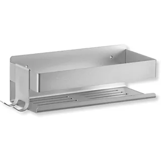 Benkstein Duschablage | Duschregal zum Kleben oder Bohren | Duschkorb zum Hängen – auch ohne Bohren montierbar | Duschgel & Shampoo Halterung für Dusche & Co. | Badezimmer Organizer, Shower Shelf