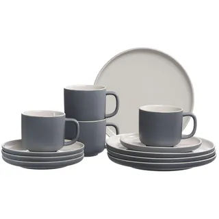Ritzenhoff & Breker Jasper Kaffeeservice 12-tlg. grau unifarben
