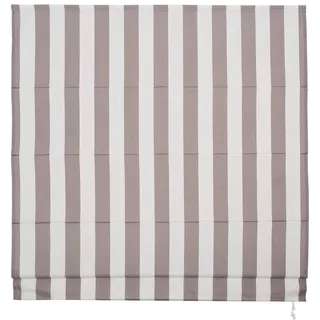 LIEDECO Raffrollo mit Klettband freihängend, braun