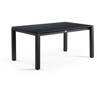 Tierra Outdoor Gartentisch , Anthrazit, Graphitfarben , Metall, Kunststoff , rechteckig , eckig , 100x74x160-220 cm , ausziehbar, lichtecht, rostfrei , Gartenmöbel, Gartentische, Gartentische ausziehbar