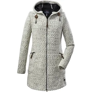 G.I.G.A. DX Damen Roshana Strickparka/Strickmantel/Parka In Strickoptik Mit Kapuze, Off White, 46