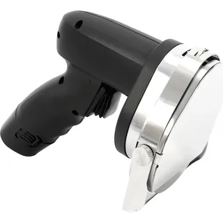 Elektrisches Kebabmesser - Gyrosmesser - Kabellos - 80 W - Wiederaufladbar - Metall - Schwarz