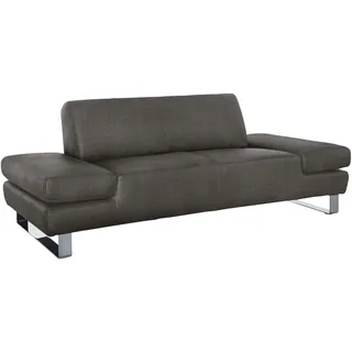 W.Schillig 2-Sitzer »taboo Designsofa mit hohem Sitzkomfort«, mit Normaltiefe, inklusive Armlehnenverstellung schwarz