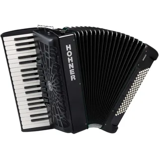 Hohner Bravo III 96 Silent Key Akkordeon schwarz