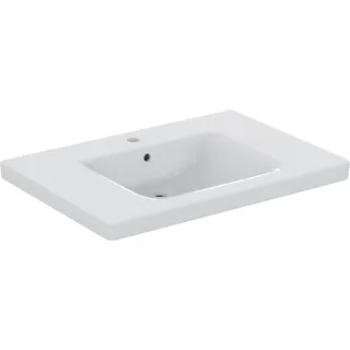 Ideal Standard Connect Freedom Waschtisch Barrierefrei, 800mm, 1 Hahnloch, mit Überlauf, E548401, Farbe: Weiß