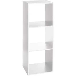 Five Simply smart Holzregal 3 Etagen 100,5 x 34,5 x 32 cm Weiß