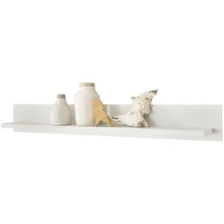 furn.design Wandboard 150 x 20 x 20 cm Weiß