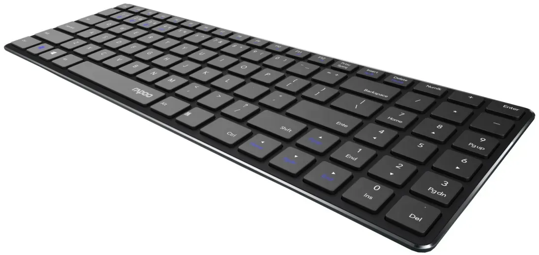 Bild von Tastatur RF Wireless QWERTY Schwarz