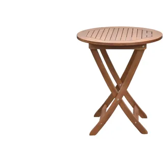 Merxx Klapptisch Ø 65 x 68 cm Beige/Braun
