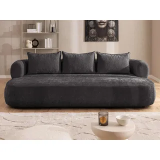 Home Affaire »LUSSAC 4-Sitzer Design-Sofa mit Zierkissen, Maße B/T/H: 242/123/78 cm« hoher Sitzkomfort und modernes Design, Sofa ohne Bettfunktion