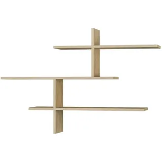 woody fashion Wandregal 80,5 x 22 x 123 cm Beige