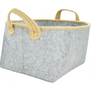 Aufbewahrungskorb rechteckig grau IRA 31,5 cm - Grau