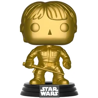 Star Wars Funko – 43016 – Funko Pop Luke Skywalker – Gold Vinylfigur, 9 cm (Special Edition)