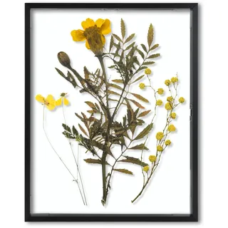 Frametory, Schwebender Bilderrahmen 28 x 35 cm – schwarzer Metall-Bilderrahmen – Echtglas – für Wandmontage oder Tischdisplay