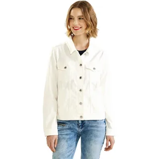 STREET ONE Damen A211883 Jeansjacke, Ecru Washed, 36
