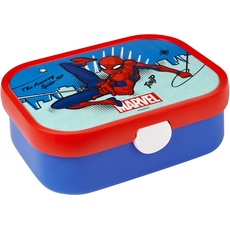 Bild von Brotdose Kinder - Bento Box Kinder - Brotdose Kinder mit Fächern & Gabel - Meal Prep Box mit Clip-Verschluss - BPA-frei & Spülmaschinenfest - 750 ml - Spiderman