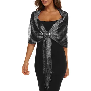 Rheane Schals und Tücher für Abendkleider, Schal für Damen, mit Schnalle, für Abendkleid, Party, Hochzeit, Party, Large