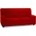 Tunez elastischer 3 Plätze 3 Plazas 180-240 cm rot