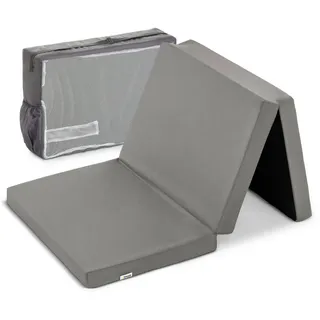 Hauck Reisebettmatratze , Grau , Textil , Füllung: Kaltschaum , 60x120 cm , EN 71 , alternative Größen erhältlich , Babymöbel & Kindermöbel, Babyzimmer, Babybetten, Reisegitterbetten